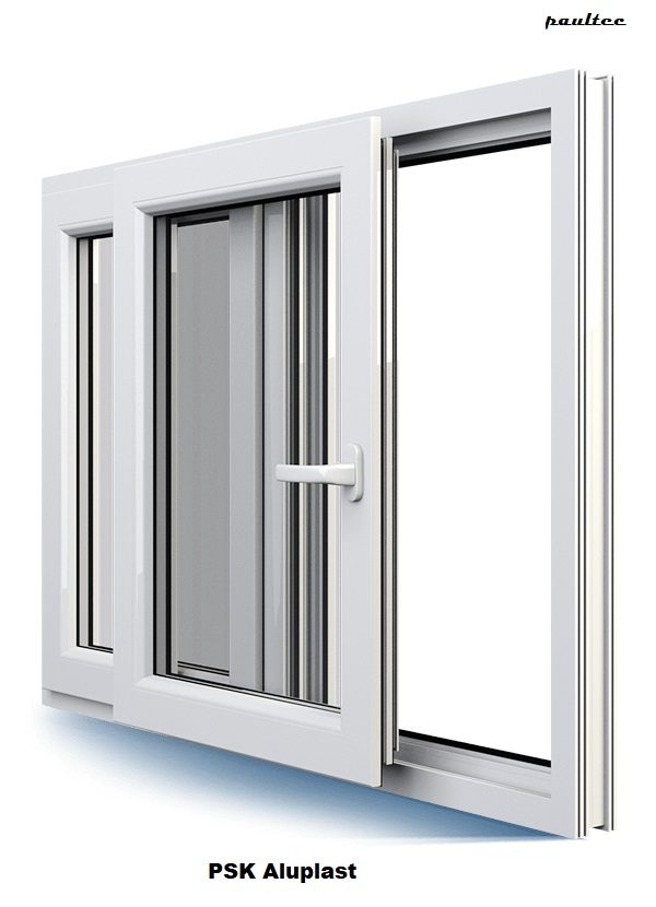 Parallel-Schiebe-Kipp-Tür PSK PVC Kunststoff aluplast