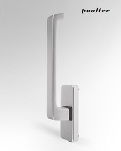 Patio-Drücker mit einem Mechanismus für Systeme GU silber eloxiert