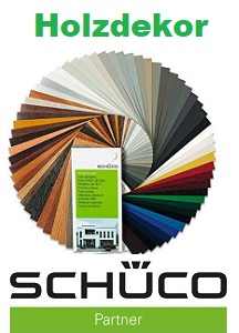 schüco dekore farbe Holzdekor