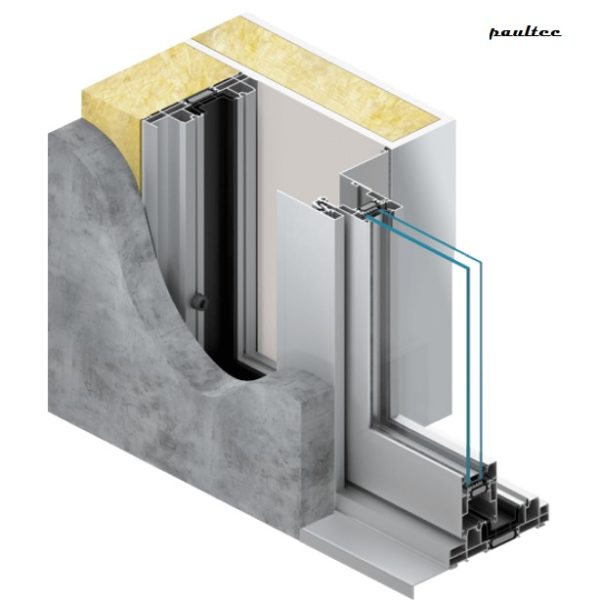 MB-59 SLIDE Galandage Balkon-Schiebetürsystem Alu-Fenter und Türen