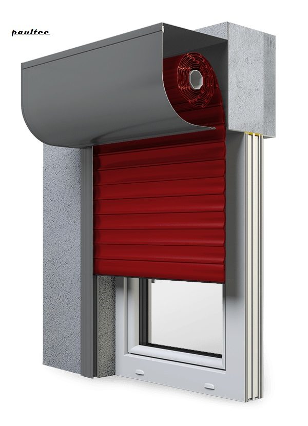 11 Rot Fenster Rollladen SKP Vorbaurollladen Aluprof