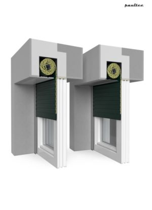 12 Grün Fenster Rollladen QuadBox Unterputzrollladen BeClever