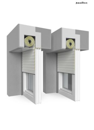 13 Cremeweiss Fenster Rollladen QuadBox Unterputzrollladen BeClever