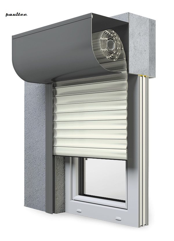13 Cremeweiss Fenster Rollladen SKP Vorbaurollladen Aluprof