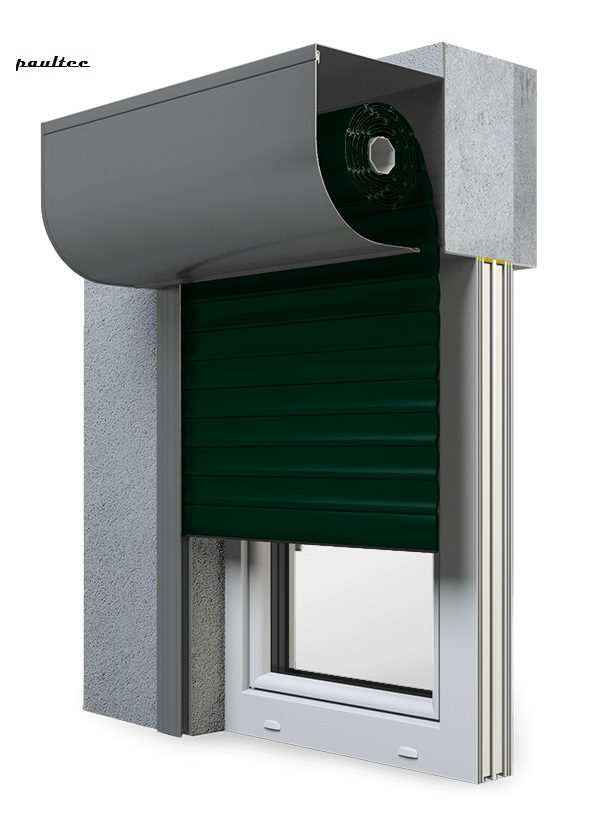 15 Tannengrün Fenster Rollladen SKP Vorbaurollladen Aluprof