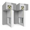 19 Ultraweiss Fenster Rollladen QuadBox Unterputzrollladen BeClever