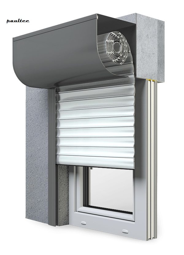 19 Ultraweiss Fenster Rollladen SKP Vorbaurollladen Aluprof