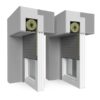27 Betongrau Fenster Rollladen QuadBox Unterputzrollladen BeClever