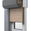 5 beige Fenster Rollladen SK 45 Vorbaurollladen Aluprof