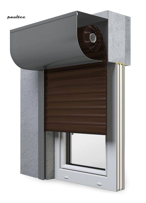 9 Braun Fenster Rollladen SKP Vorbaurollladen Aluprof