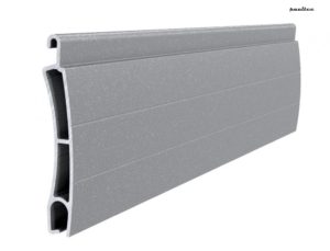 Grau perlmutt matt Stranggepresstes PE 55 Aluminiumprofil
